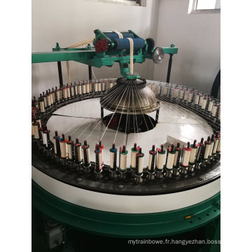 Machine à tricoter plate informatisée Double système